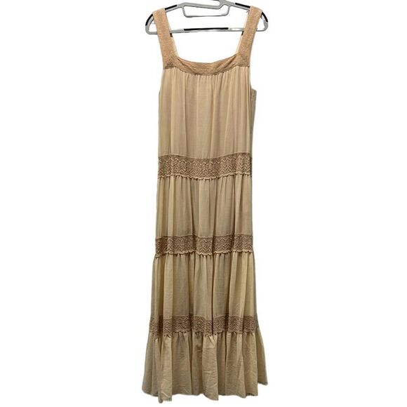 BCBGMAXAZRIA Victoryia Lace Insert Tiered Sundress Size XS, NWT - Picture 2 of 3